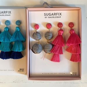 3 pairs Sugarfix by Baublebar earrings